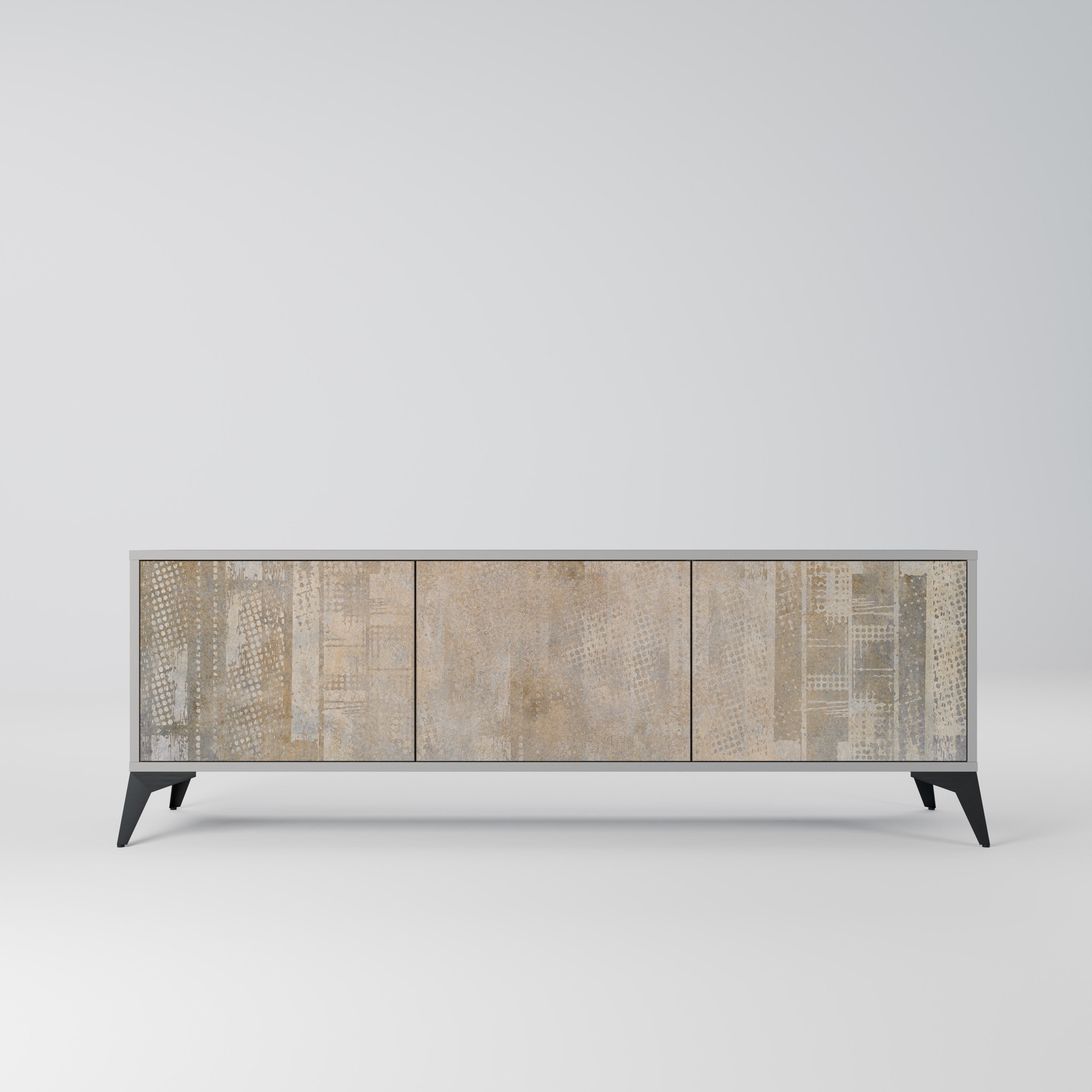 SCREEN ERROR TV-Lowboard mit 3 Türen in Grau