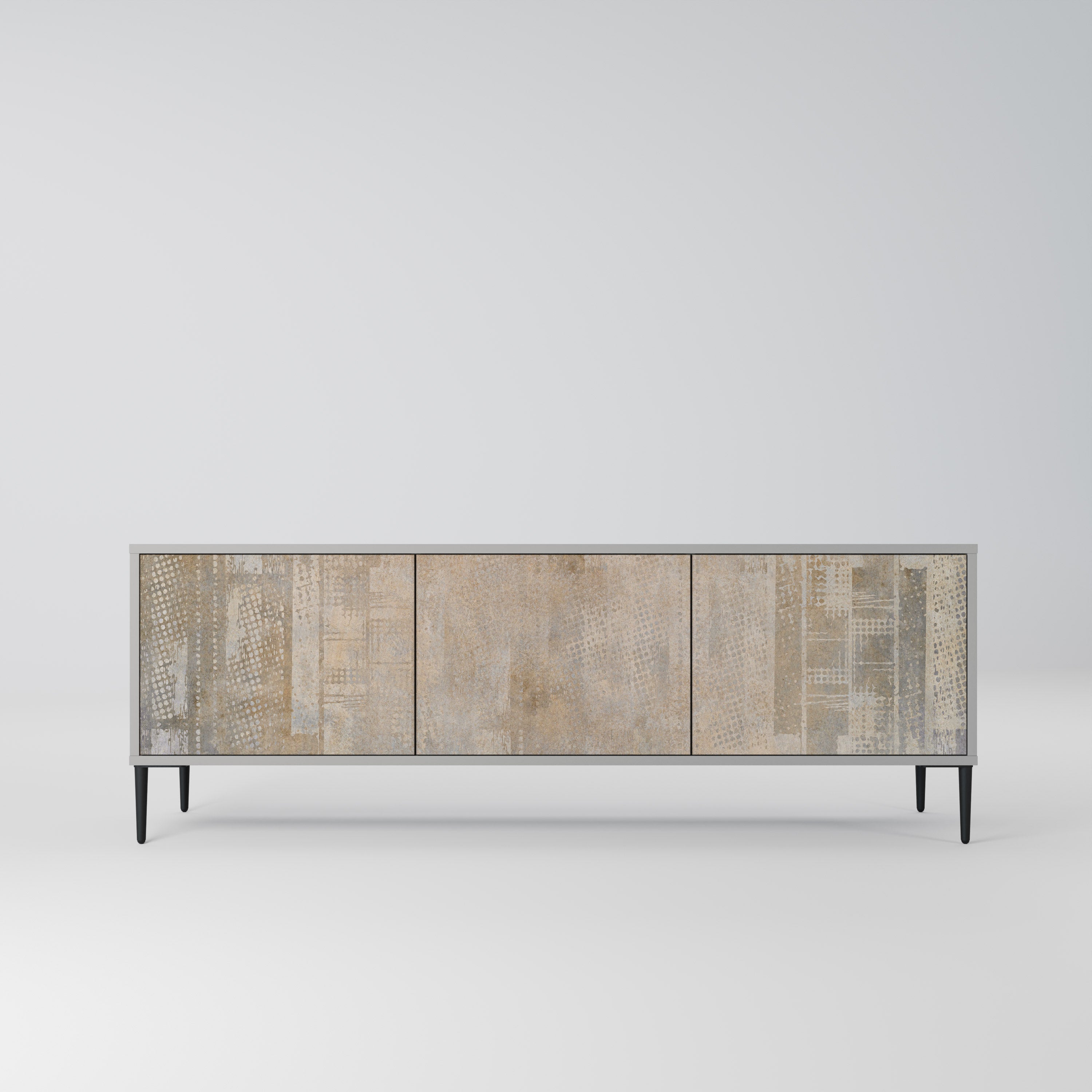 SCREEN ERROR TV-Lowboard mit 3 Türen in Grau