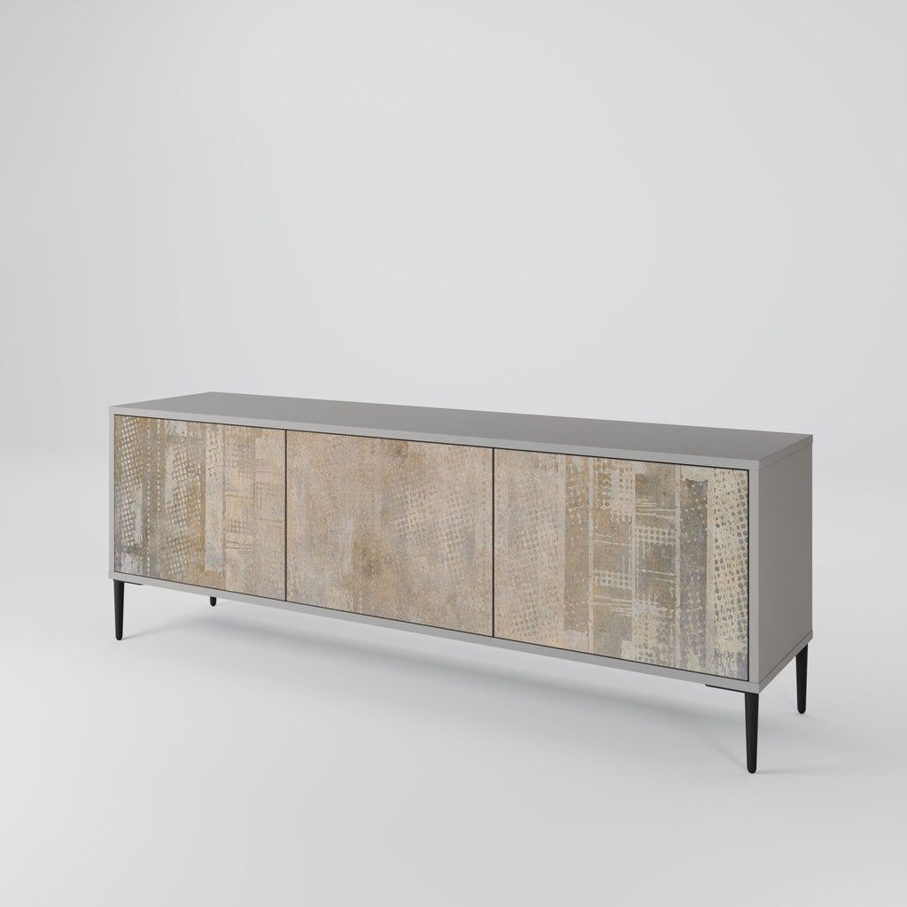 SCREEN ERROR TV-Lowboard mit 3 Türen in Grau