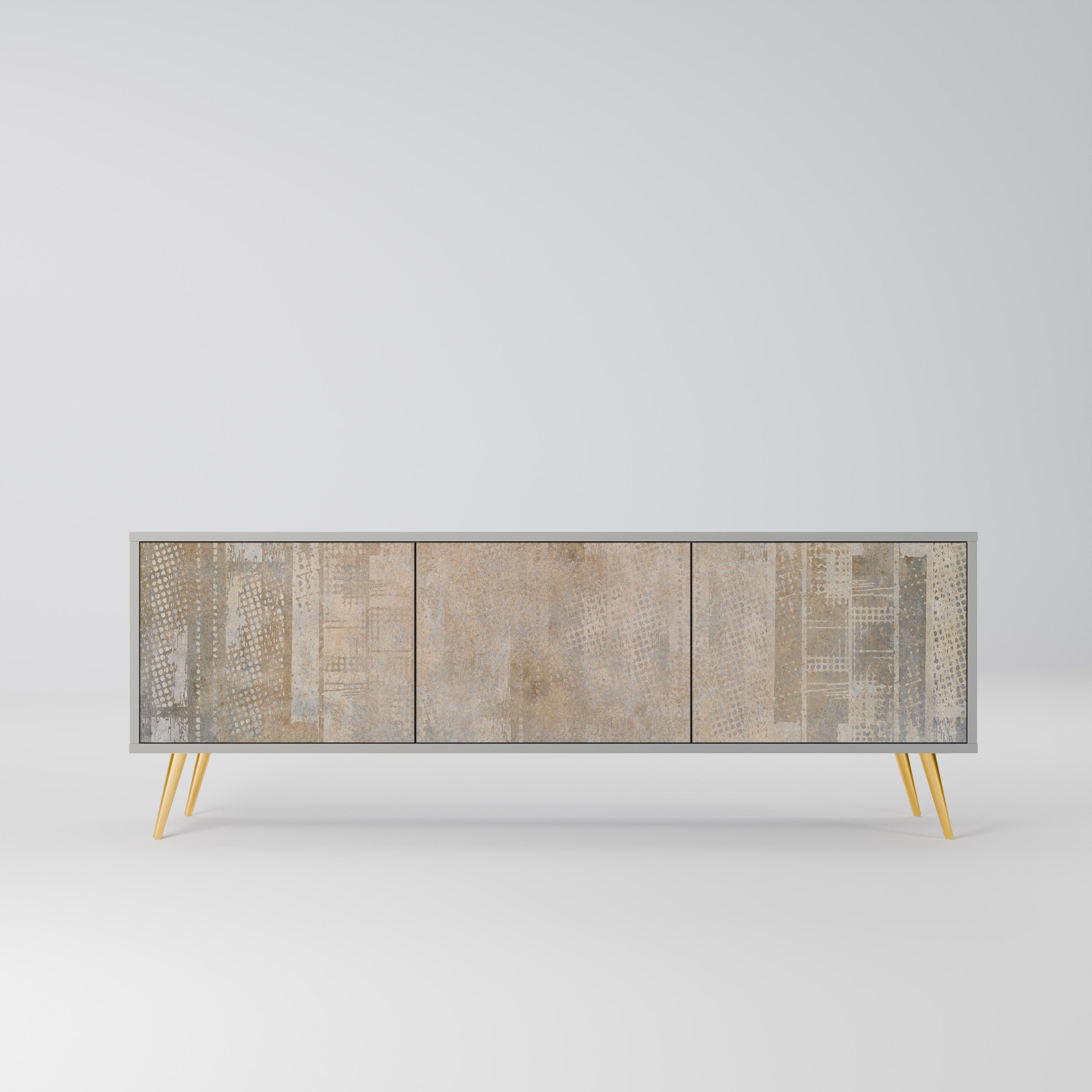 SCREEN ERROR TV-Lowboard mit 3 Türen in Grau