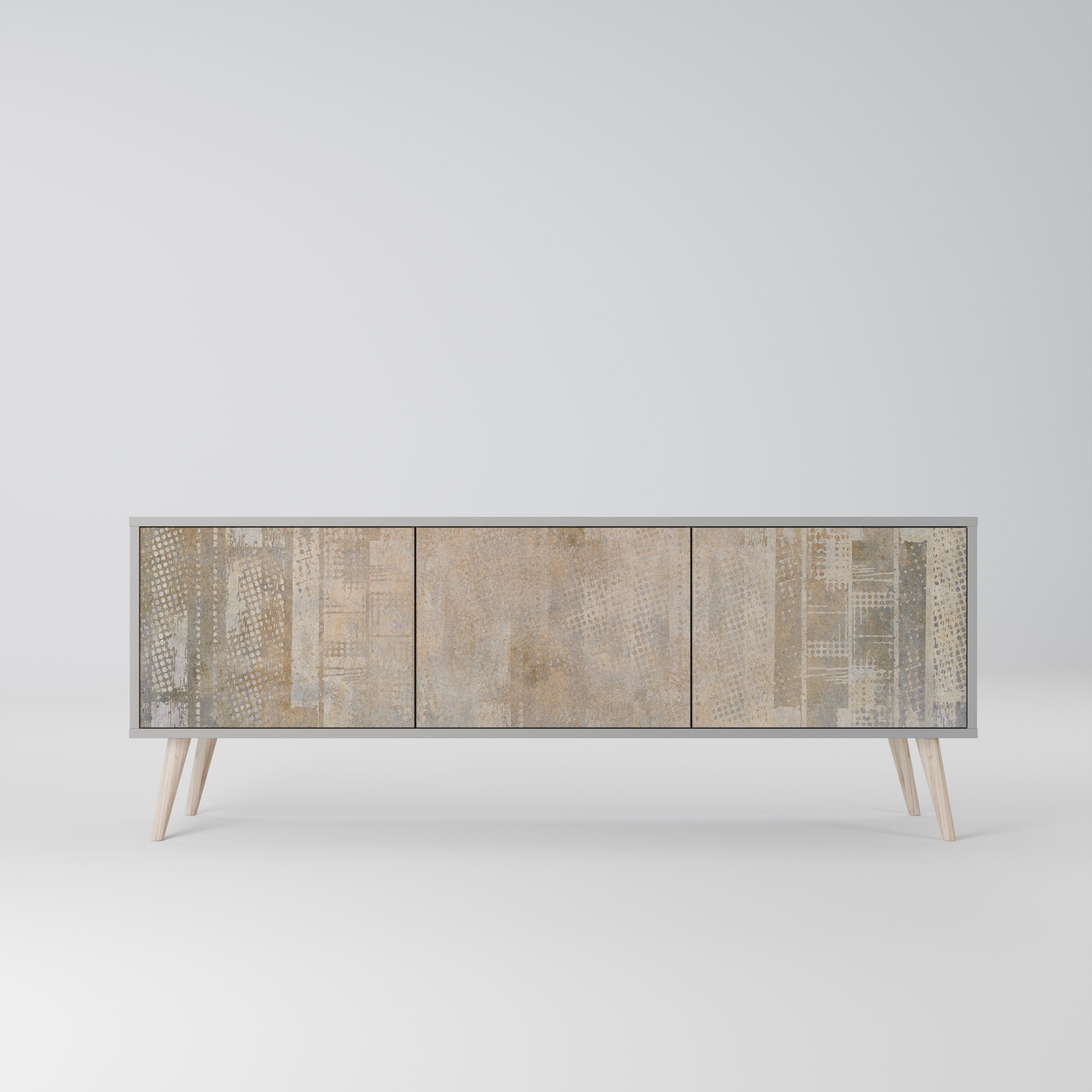 SCREEN ERROR TV-Lowboard mit 3 Türen in Grau