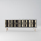 AZTEC TV-Lowboard mit 3 Türen in Grau