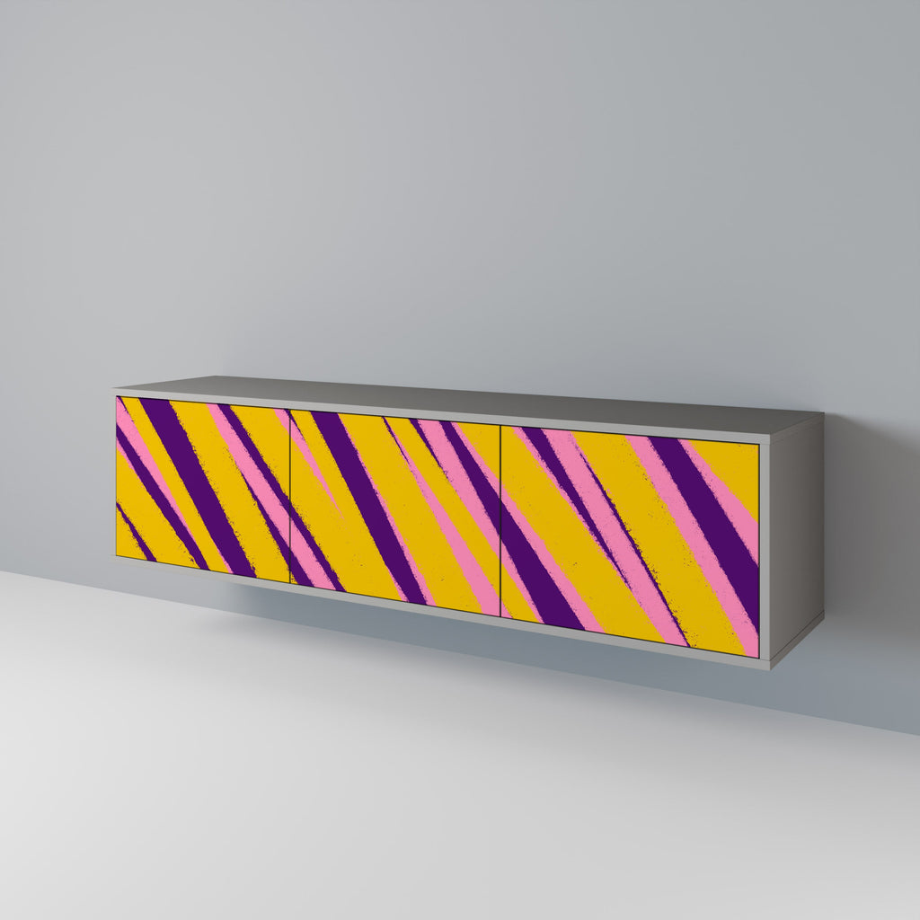 DREAMS COME TRUE TV-Lowboard mit 3 Türen in Grau