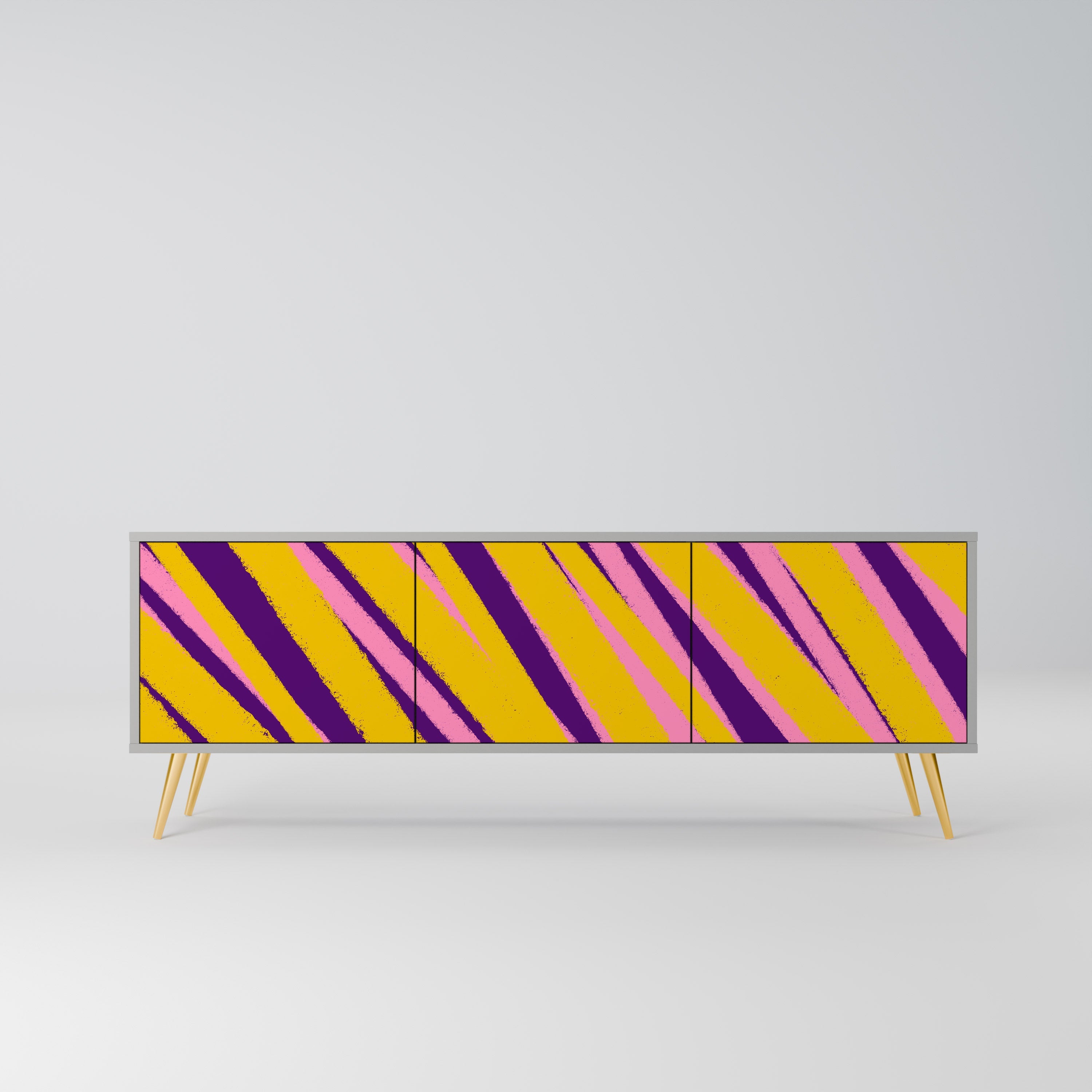 DREAMS COME TRUE TV-Lowboard mit 3 Türen in Grau