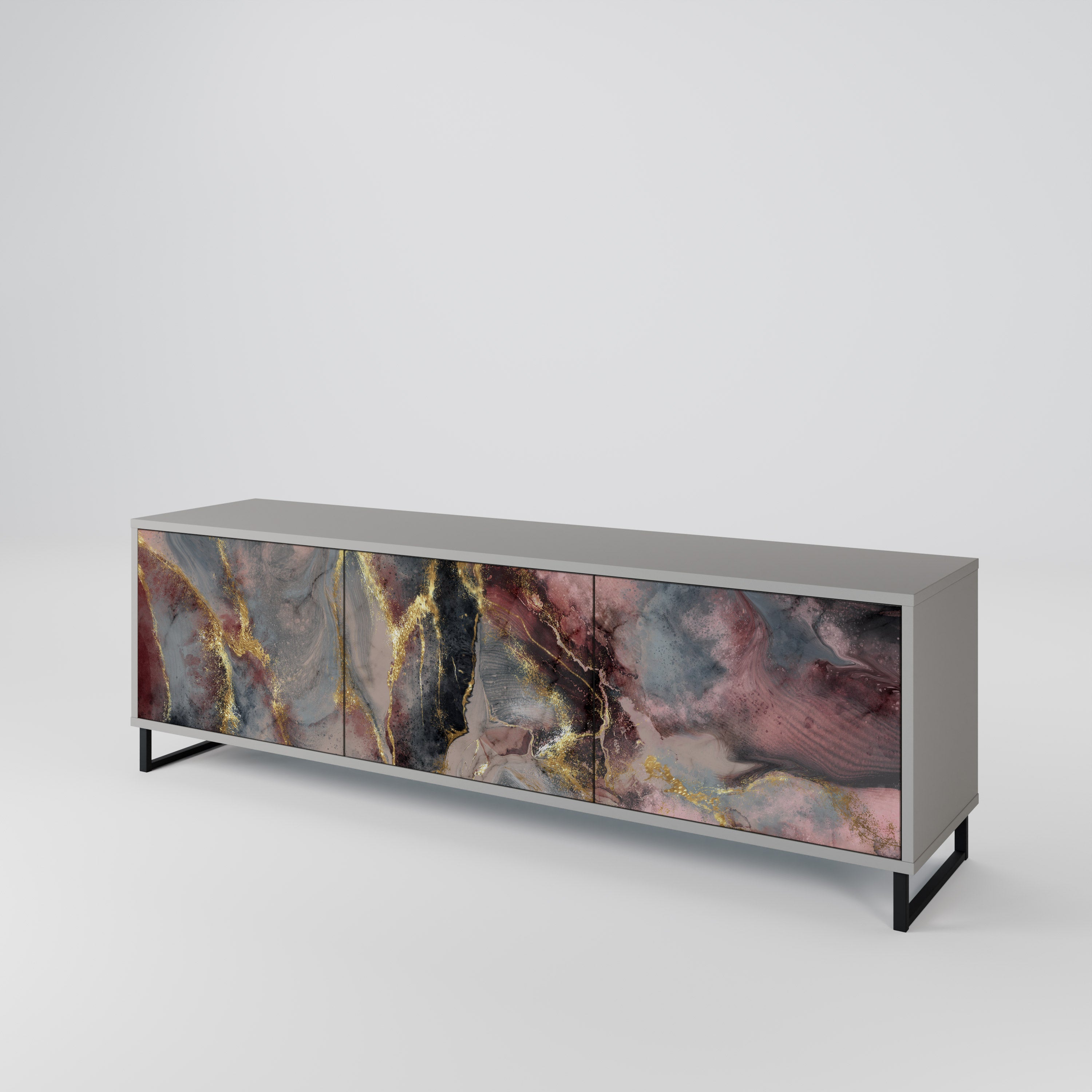GOLDEN TIDES 3-Door TV Cabinet