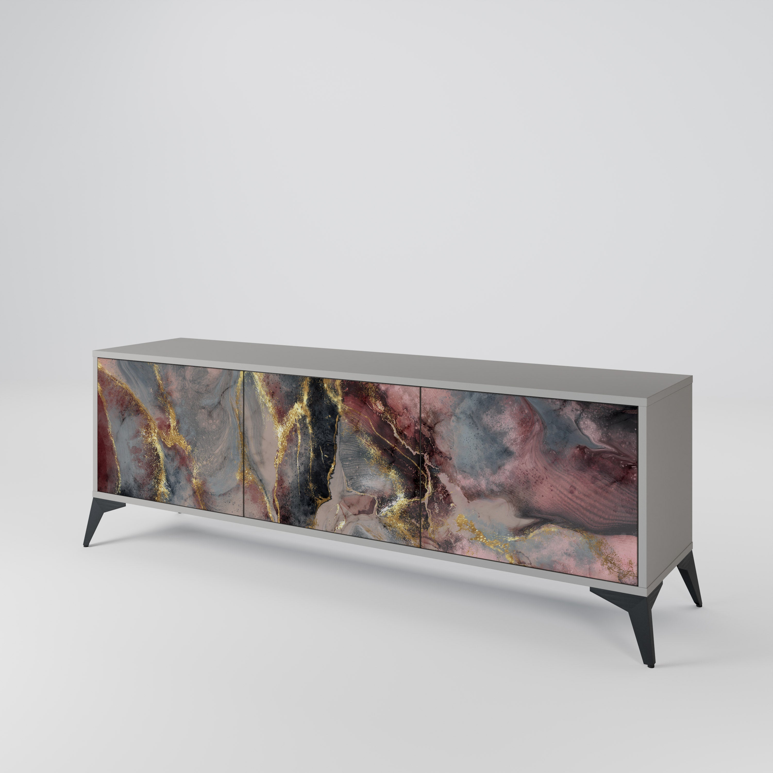 GOLDEN TIDES 3-Door TV Cabinet