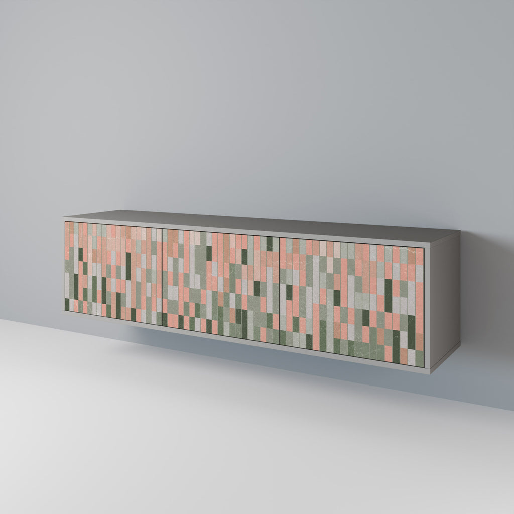 BUILDING THE FUTURE TV-Lowboard mit 3 Türen in Grau