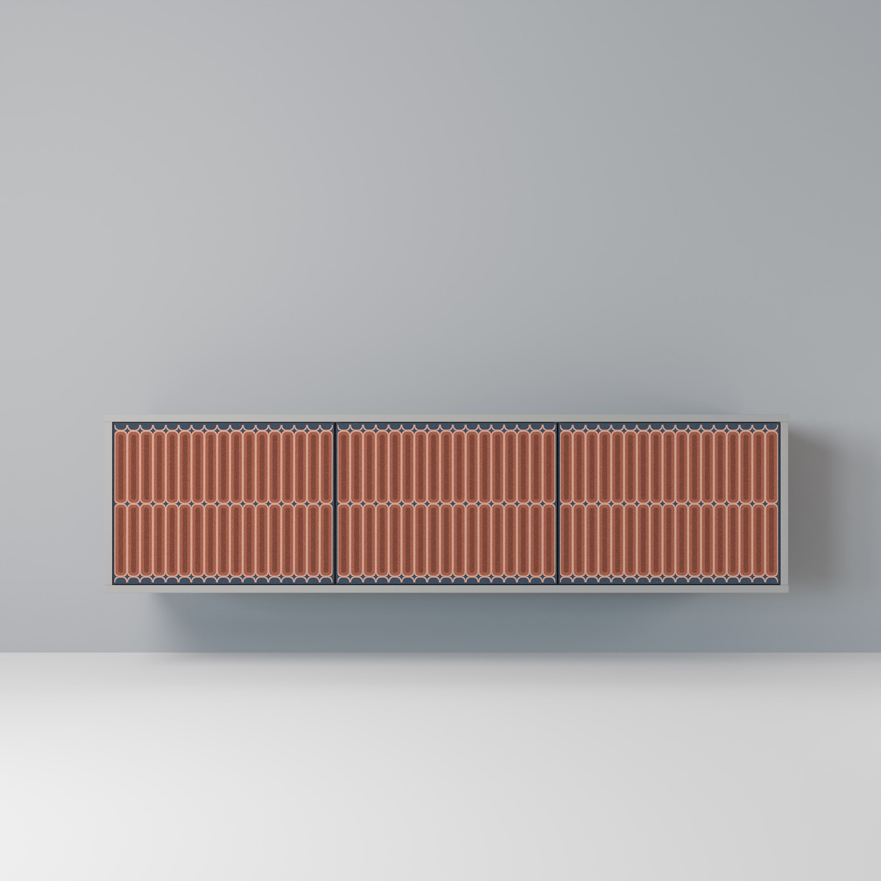 HYPNOTIC GATE TV-Lowboard mit 3 Türen in Grau