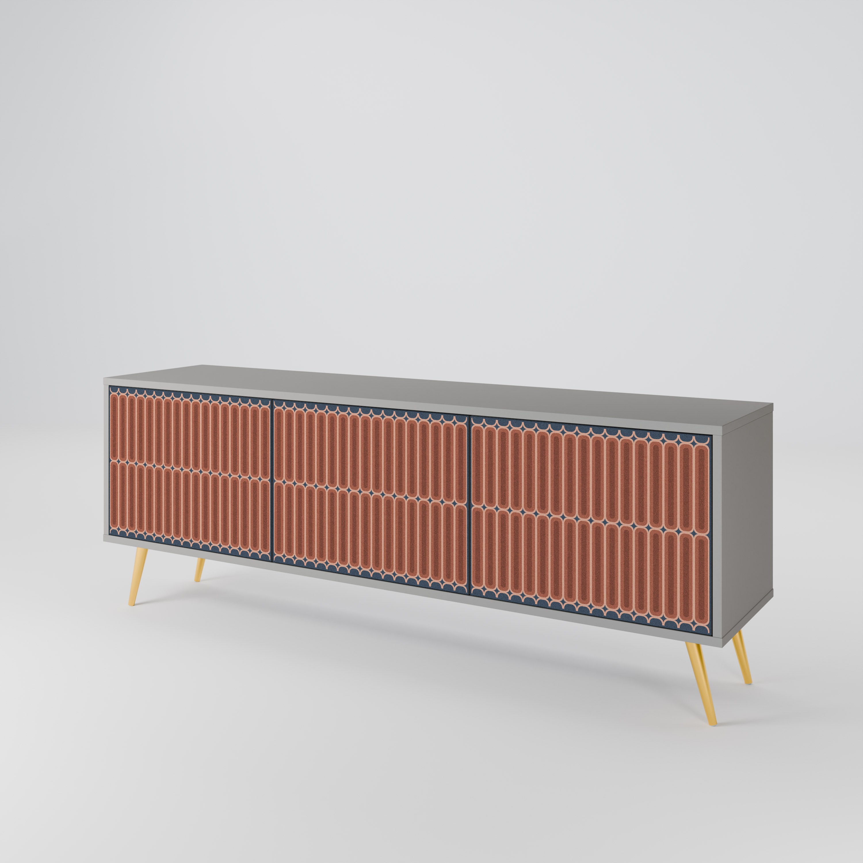 HYPNOTIC GATE 3-Door TV Cabinet