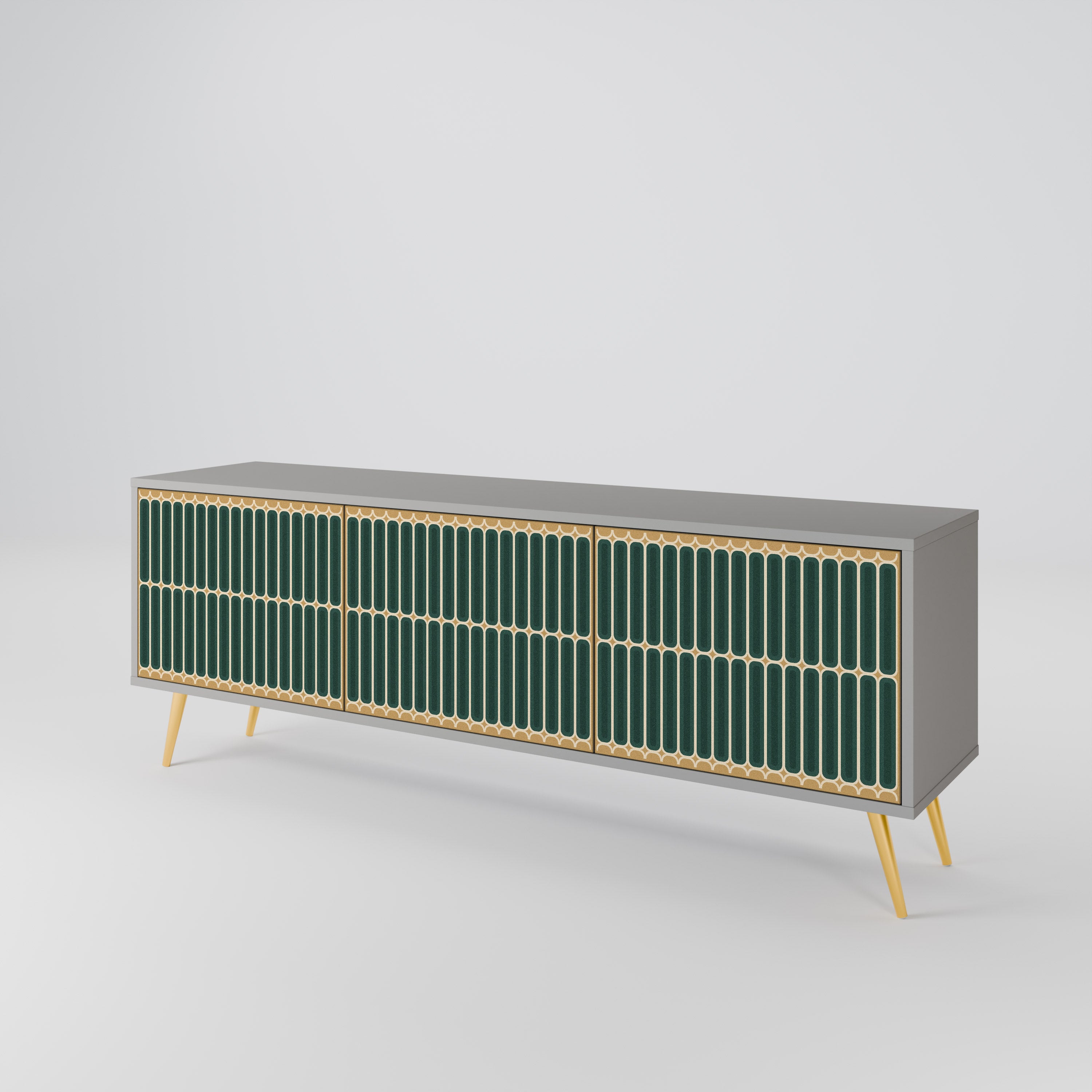 ILUSION GATE 3-Door TV Cabinet