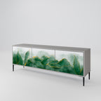 EXPENSIVE NATURE TV-Lowboard mit 3 Türen in Grau