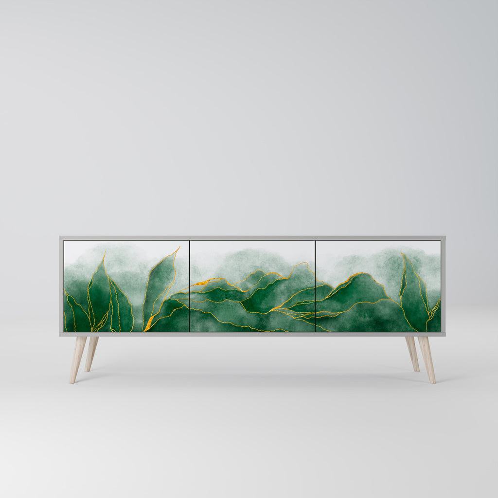 EXPENSIVE NATURE TV-Lowboard mit 3 Türen in Grau