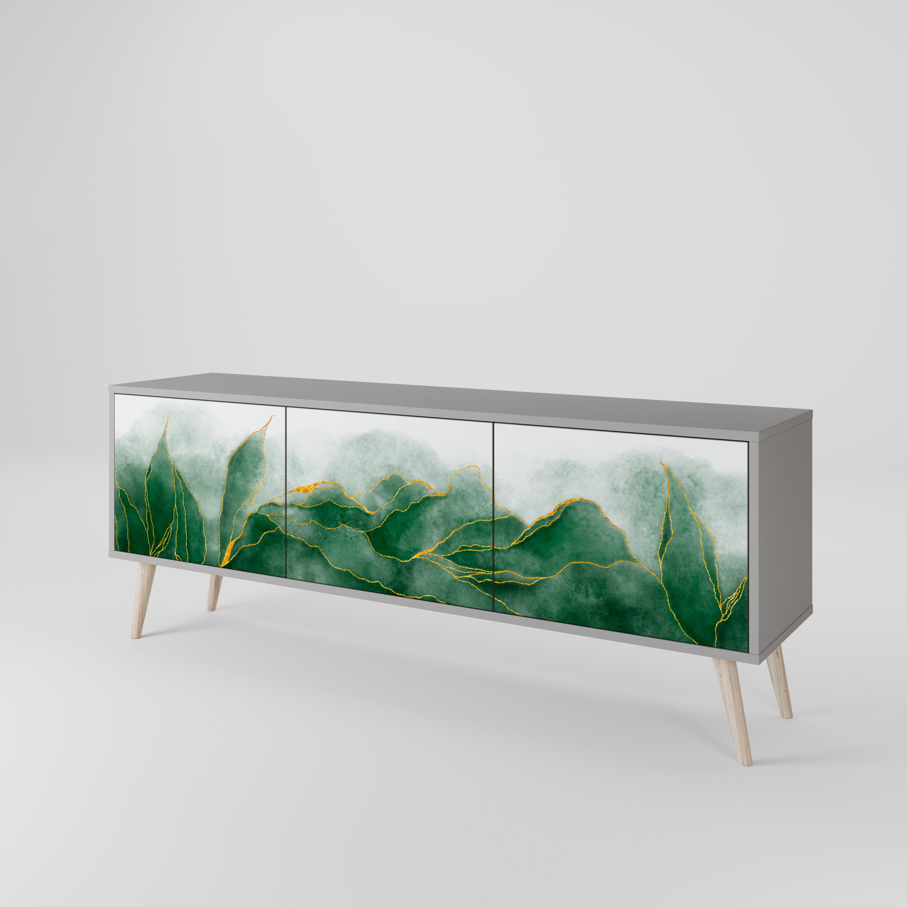 EXPENSIVE NATURE 3-Door TV Cabinet