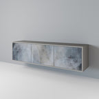 MUTED ARC TV-Lowboard mit 3 Türen in Grau