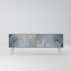 MUTED ARC TV-Lowboard mit 3 Türen in Grau