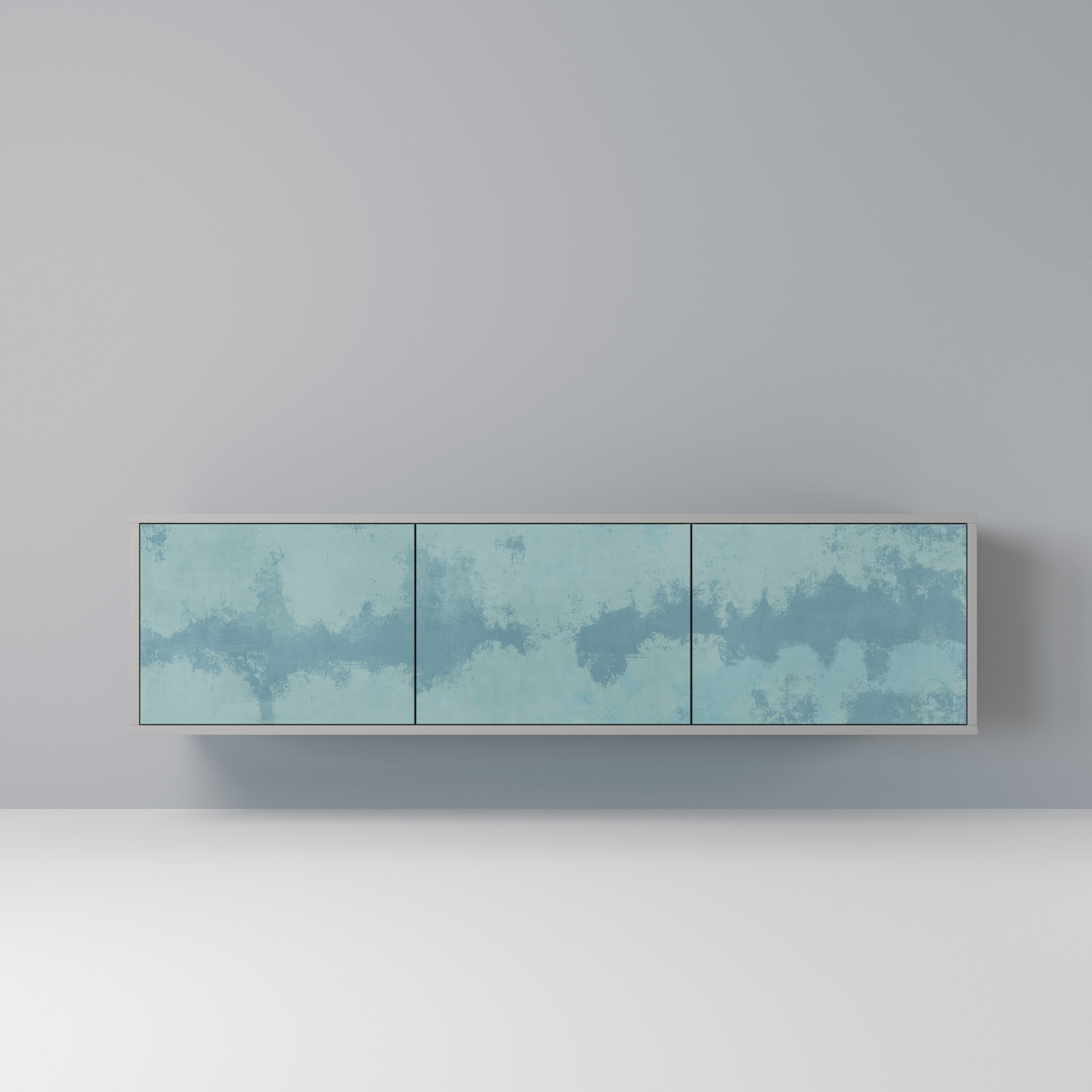 SKY WASH TV-Lowboard mit 3 Türen in Grau