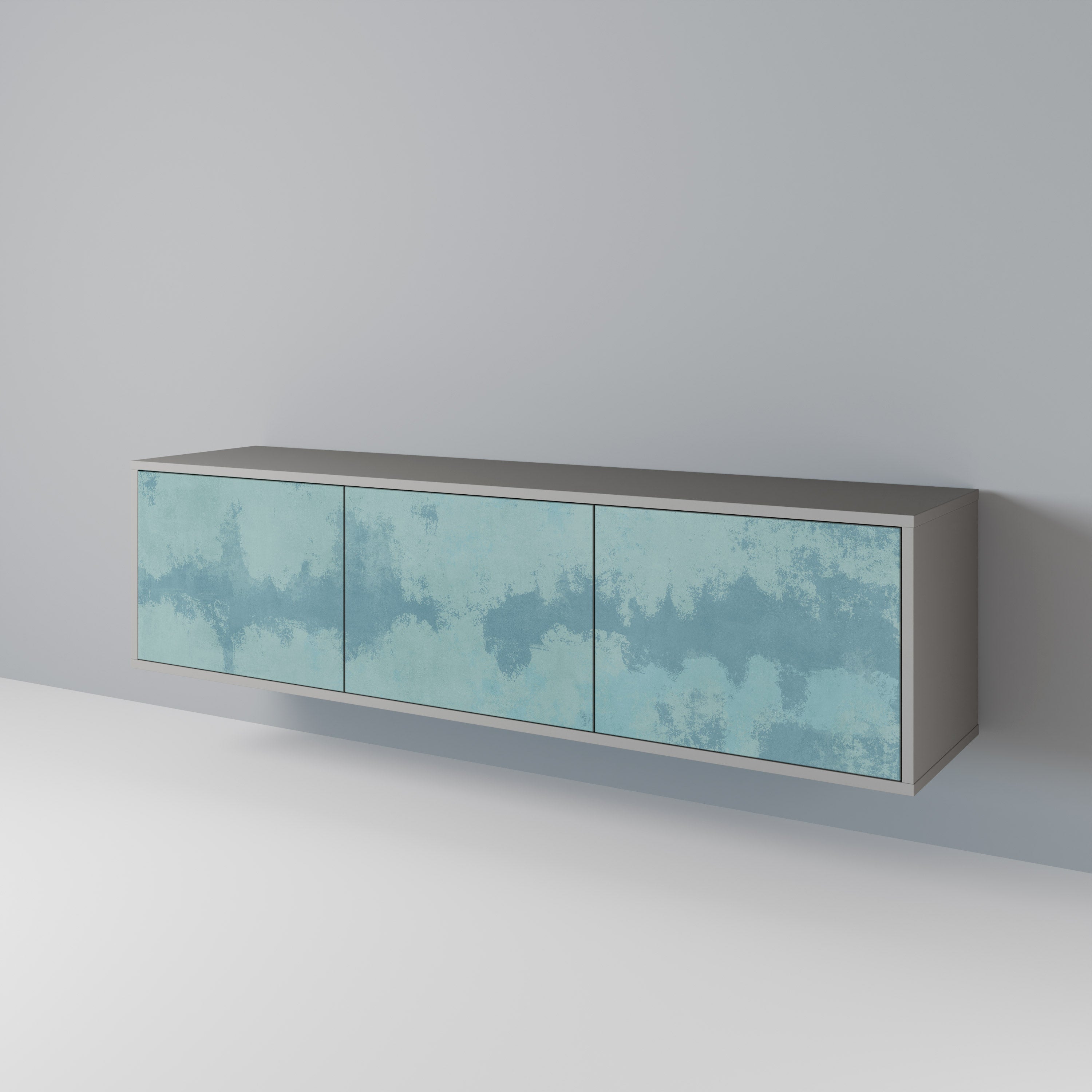 SKY WASH TV-Lowboard mit 3 Türen in Grau