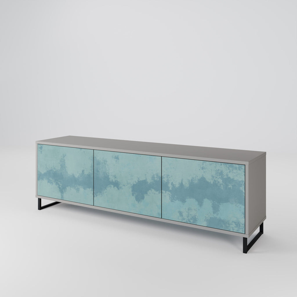 SKY WASH TV-Lowboard mit 3 Türen in Grau
