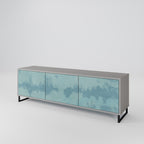 SKY WASH TV-Lowboard mit 3 Türen in Grau