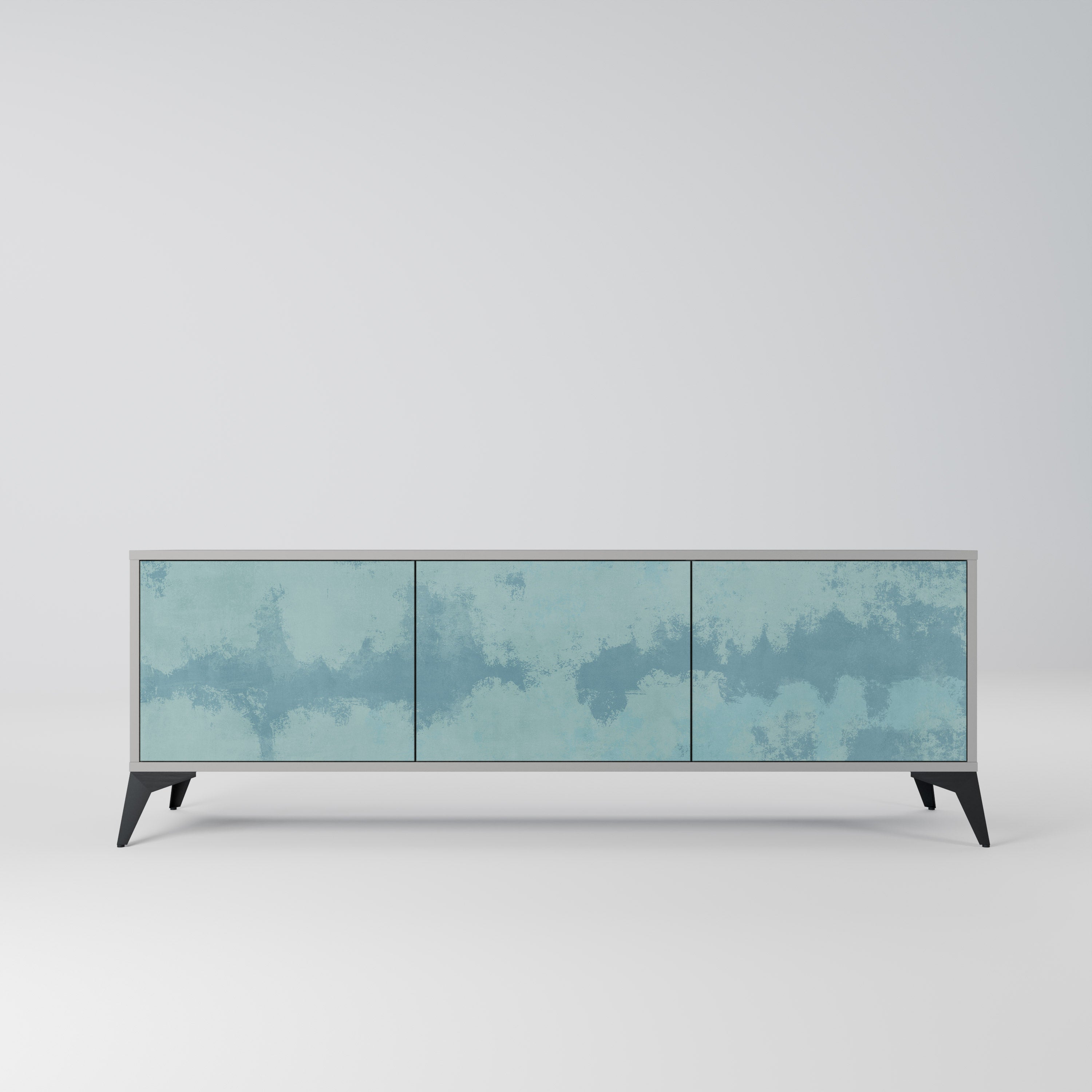 SKY WASH TV-Lowboard mit 3 Türen in Grau