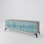 SKY WASH TV-Lowboard mit 3 Türen in Grau