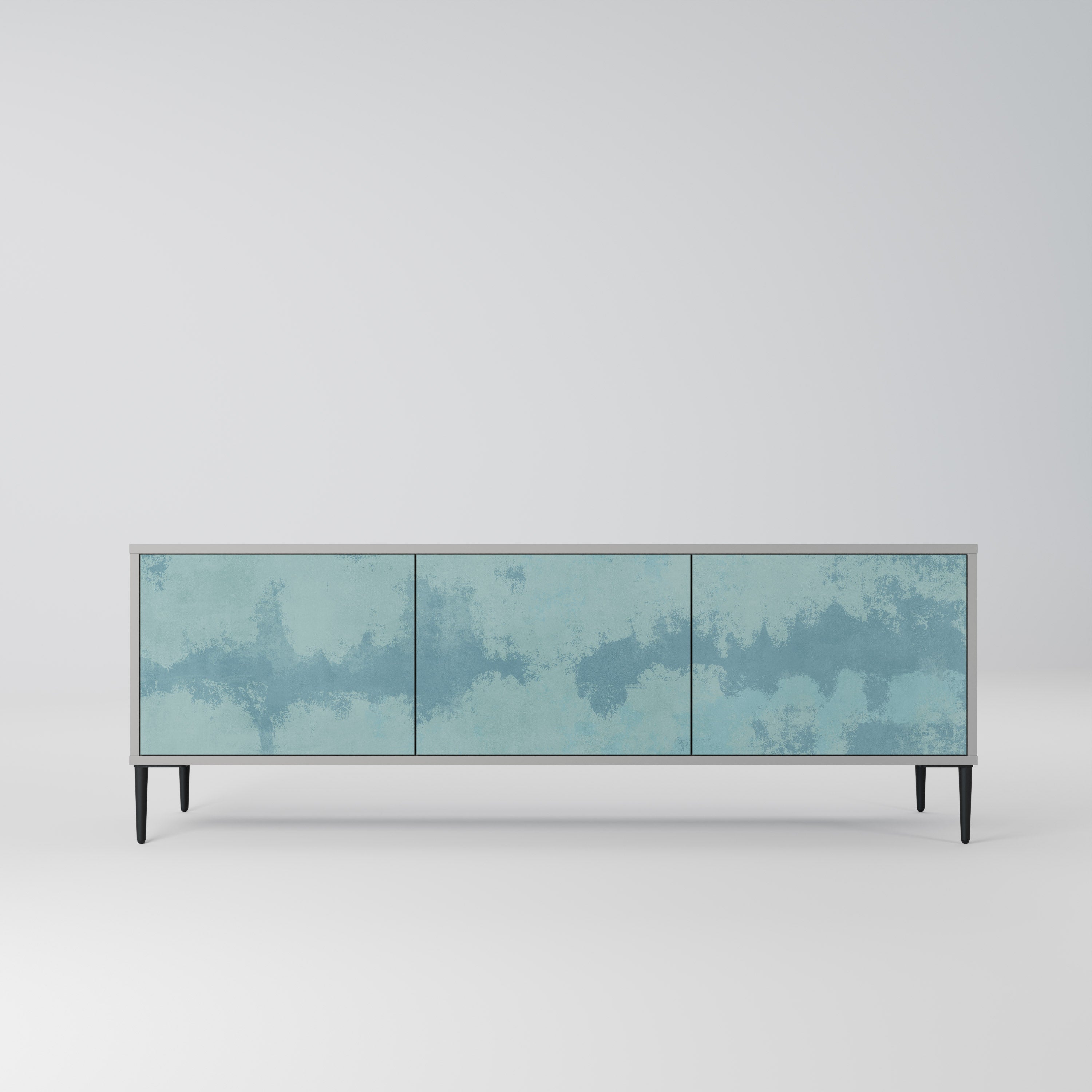 SKY WASH TV-Lowboard mit 3 Türen in Grau