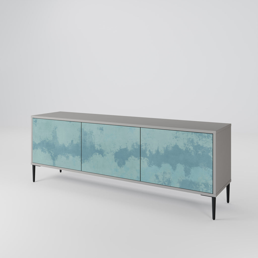 SKY WASH TV-Lowboard mit 3 Türen in Grau