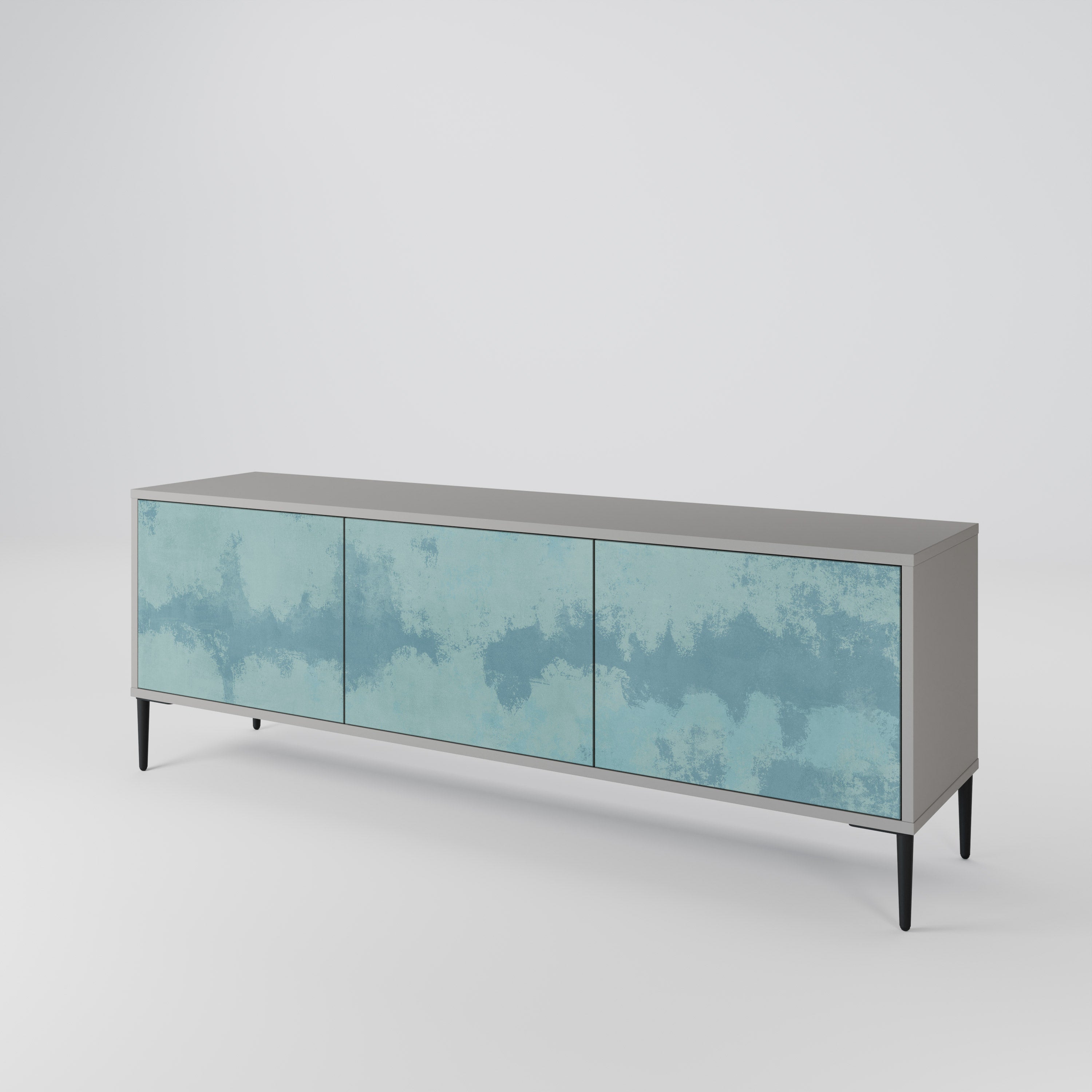 SKY WASH TV-Lowboard mit 3 Türen in Grau