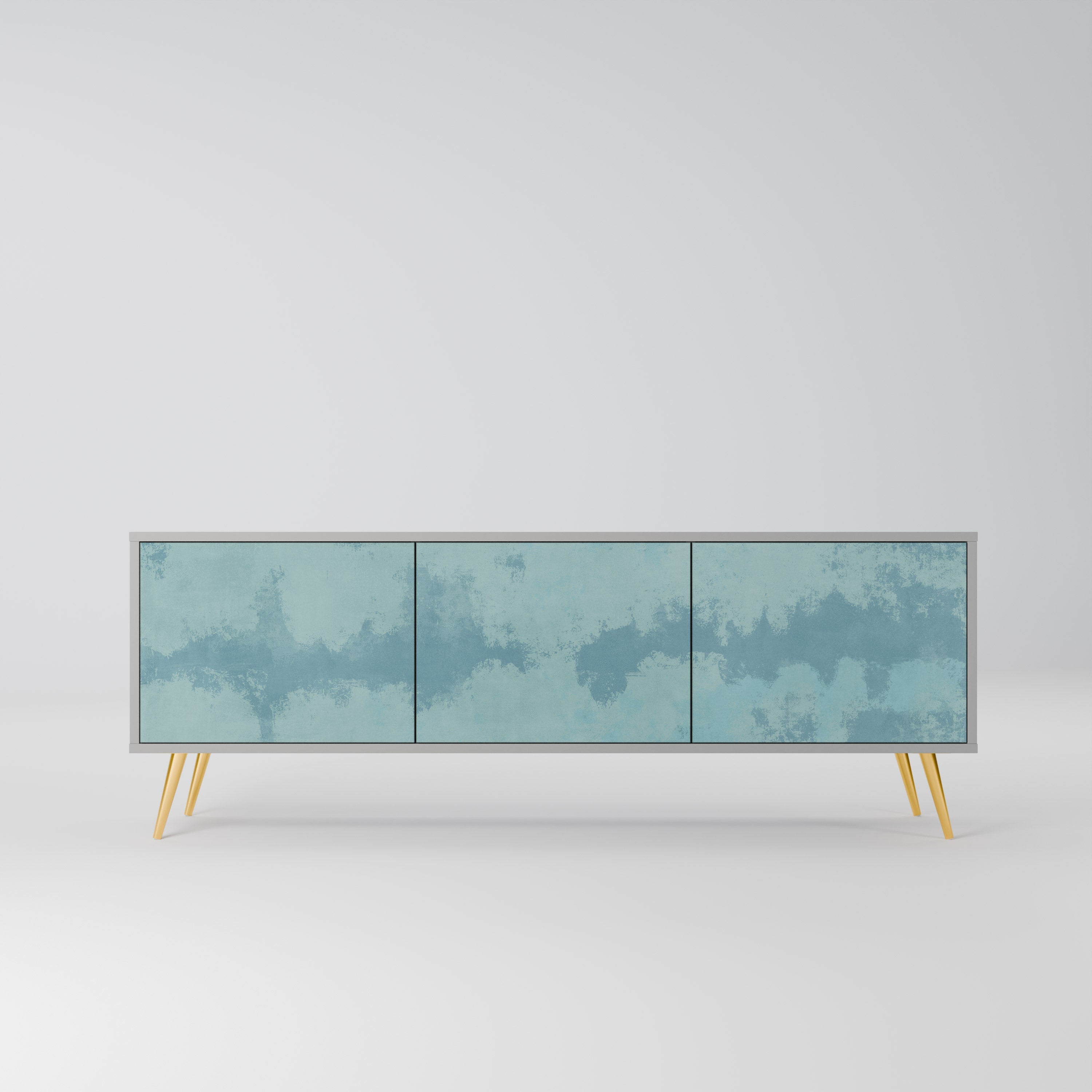 SKY WASH TV-Lowboard mit 3 Türen in Grau