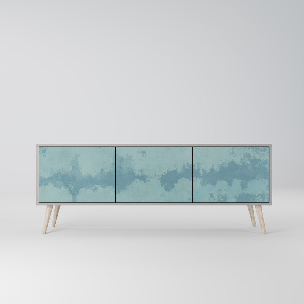 SKY WASH TV-Lowboard mit 3 Türen in Grau