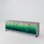 NORTHERN LIGHTS TV-Lowboard mit 3 Türen in Grau