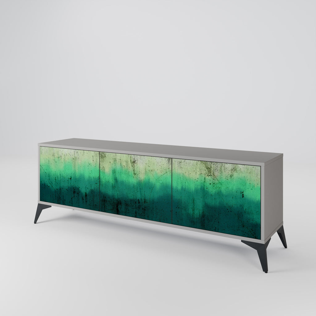 NORTHERN LIGHTS TV-Lowboard mit 3 Türen in Grau