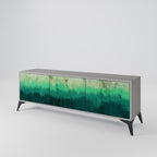 NORTHERN LIGHTS TV-Lowboard mit 3 Türen in Grau