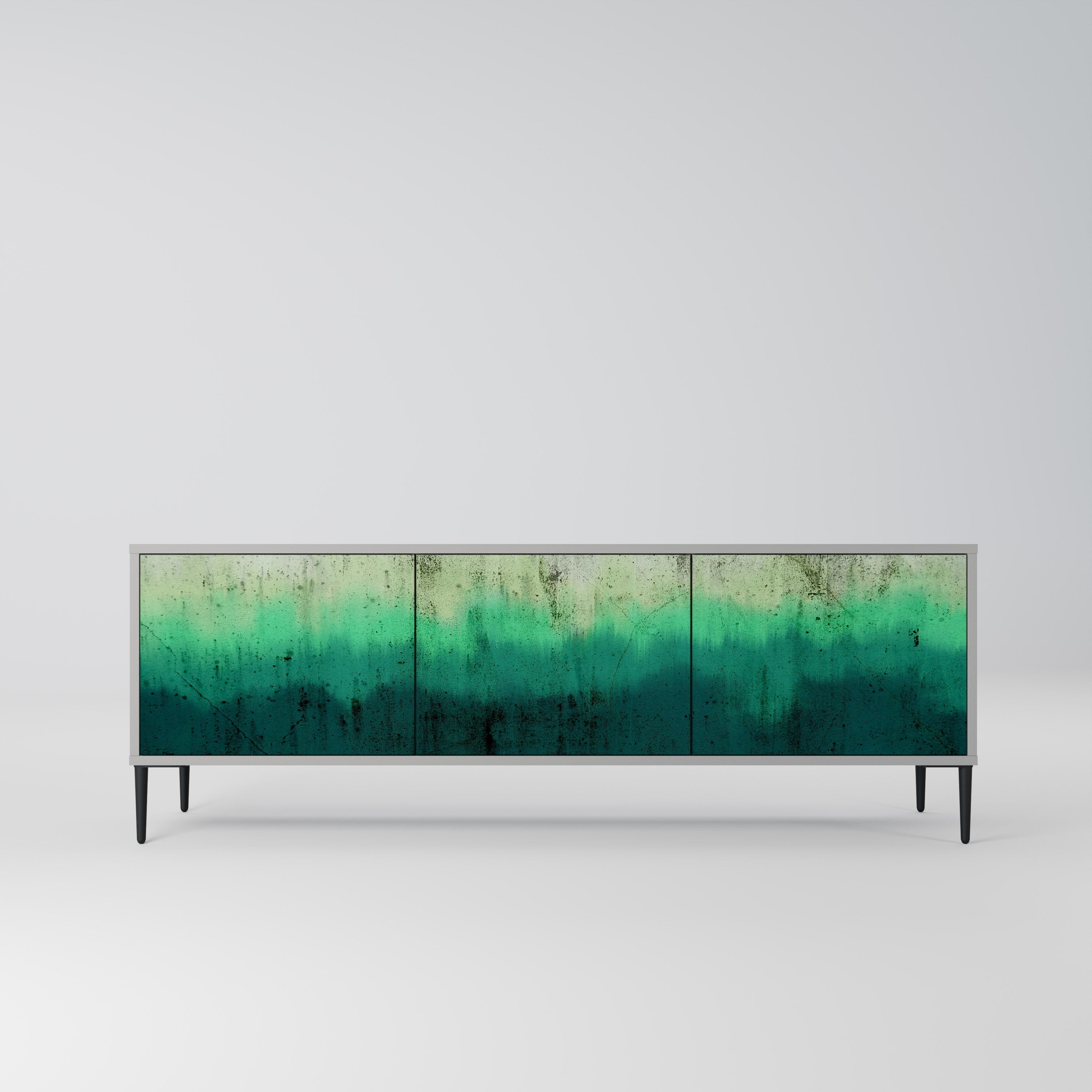 NORTHERN LIGHTS TV-Lowboard mit 3 Türen in Grau