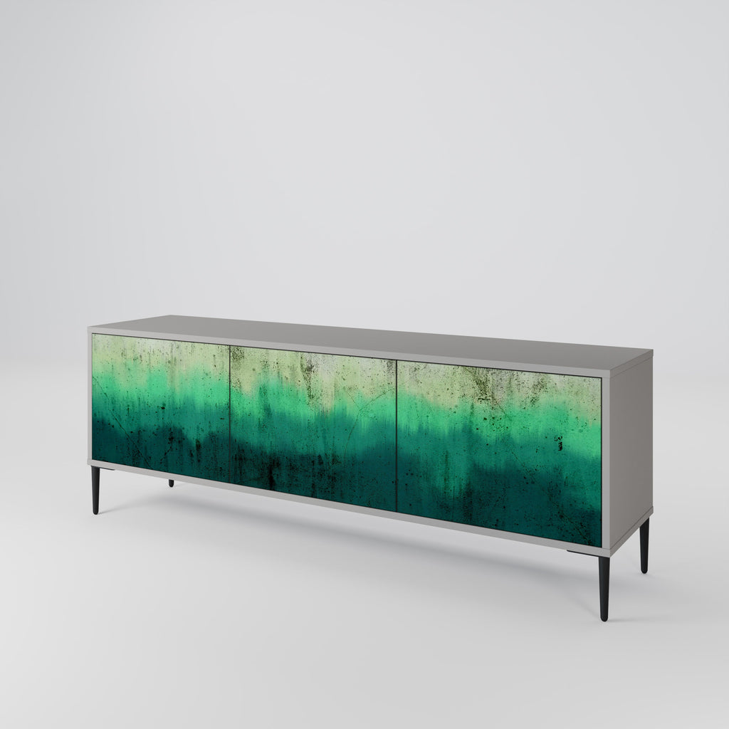 NORTHERN LIGHTS TV-Lowboard mit 3 Türen in Grau