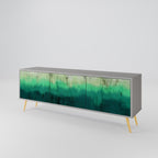 NORTHERN LIGHTS TV-Lowboard mit 3 Türen in Grau