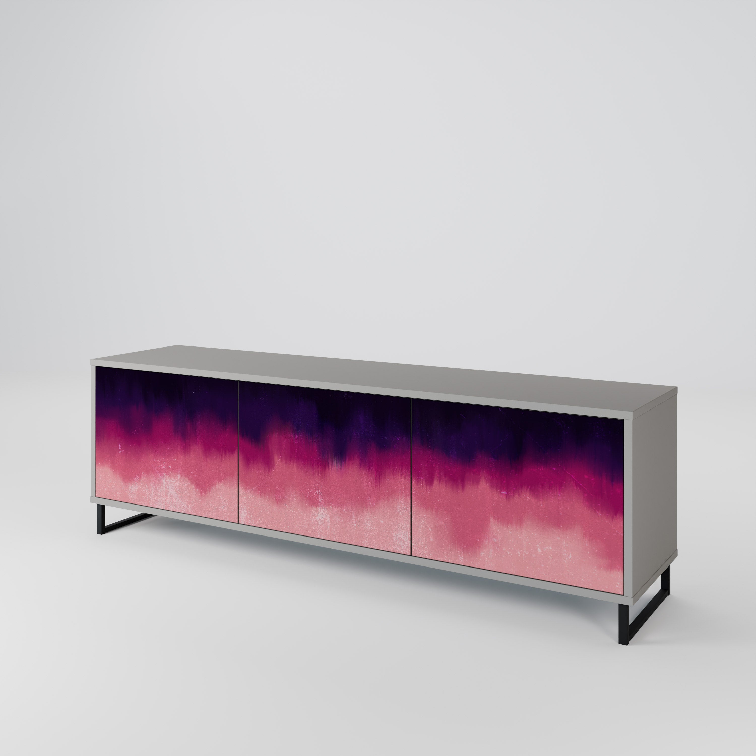 AURORA BOREALIS 3-Door TV Cabinet
