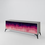 AURORA BOREALIS TV-Lowboard mit 3 Türen in Grau