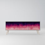 AURORA BOREALIS TV-Lowboard mit 3 Türen in Grau