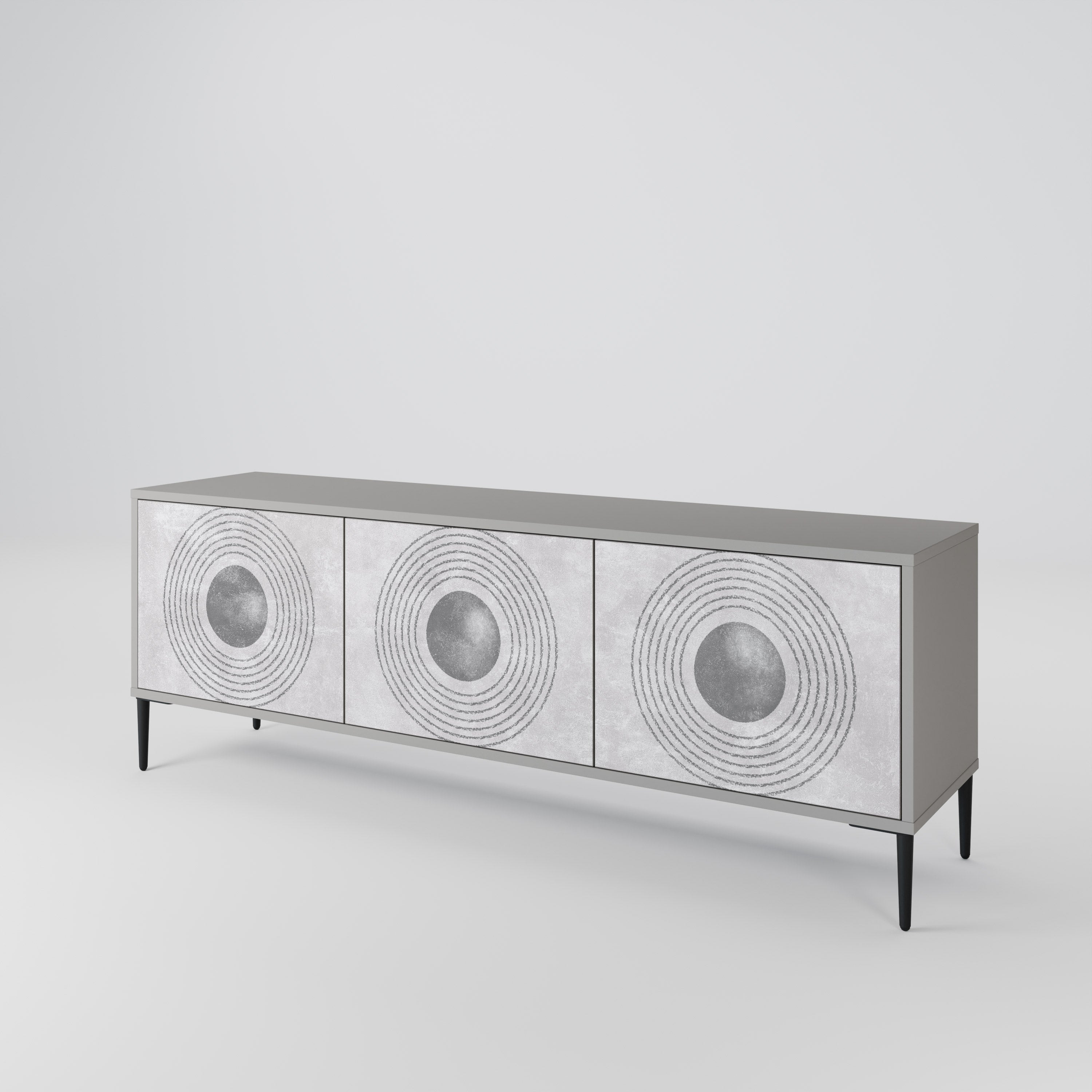 SOLID CIRCLES 3-Door TV Cabinet