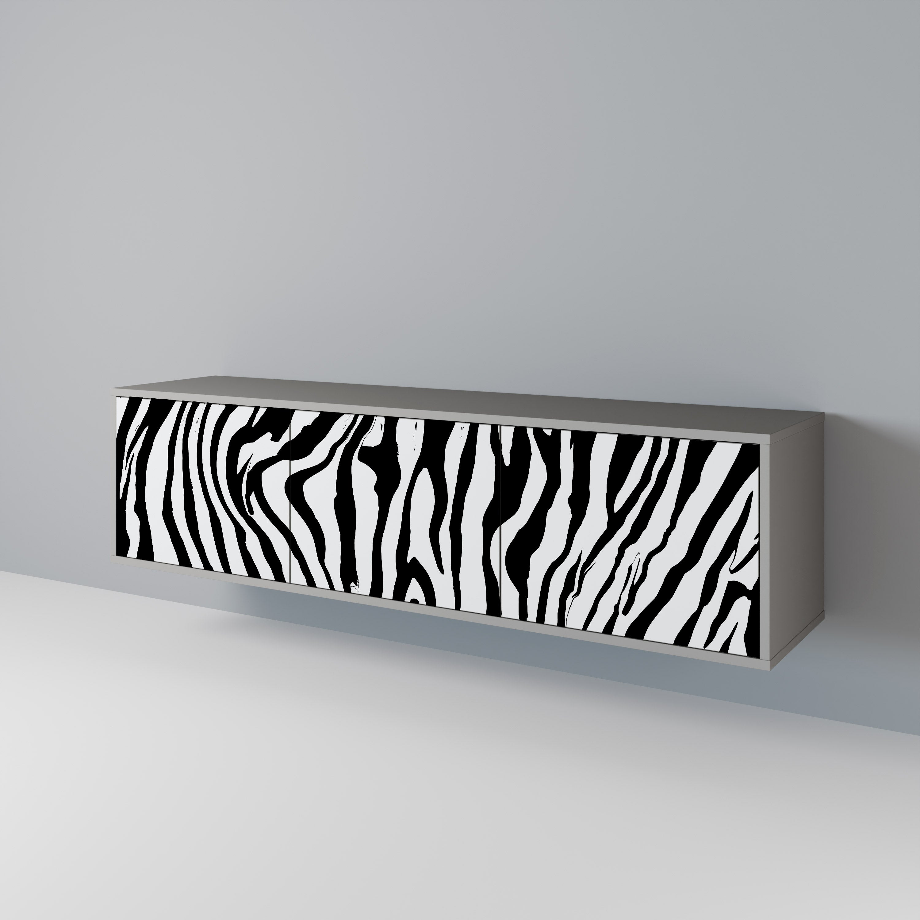 SPLENDID ZEBRA 3-Door TV Cabinet