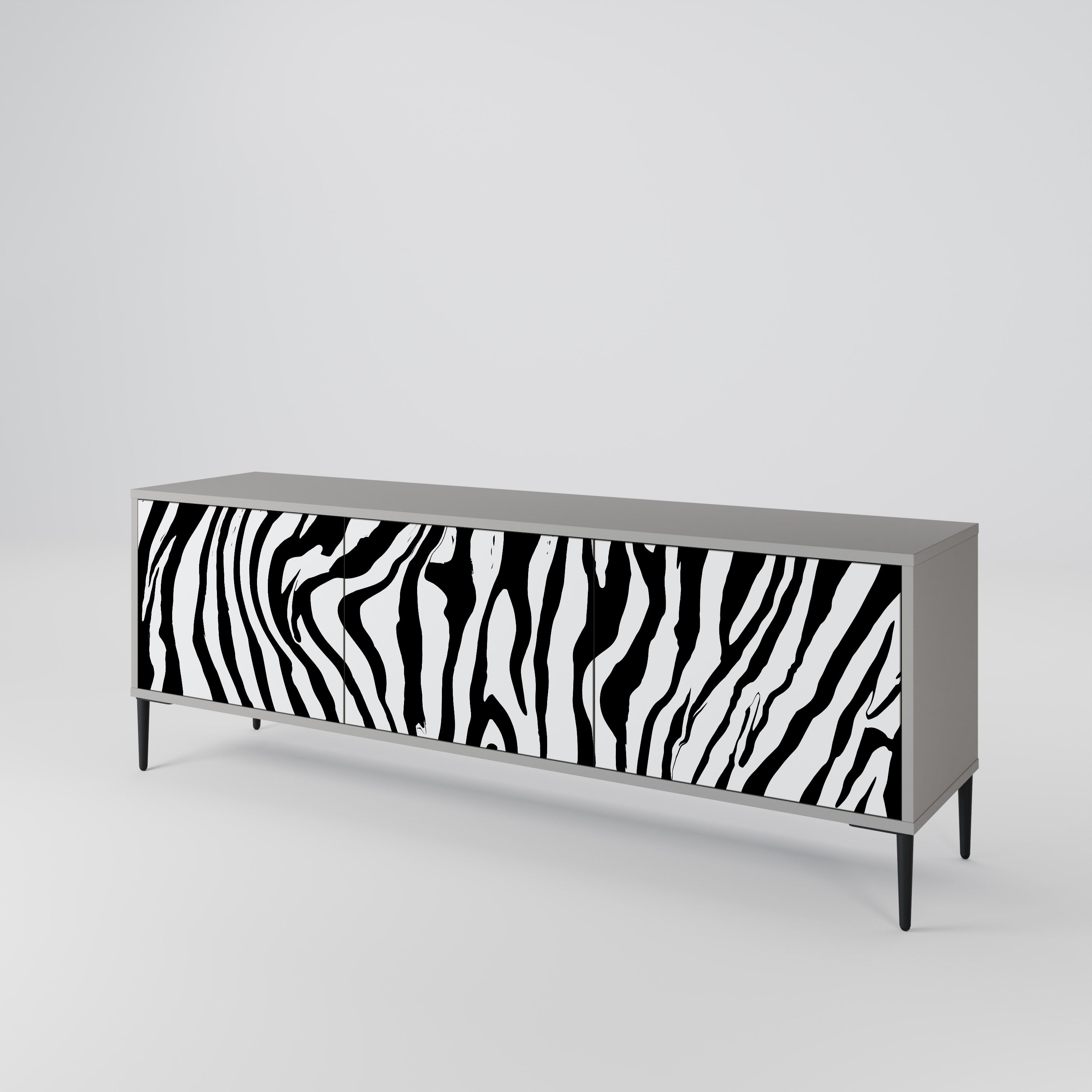 SPLENDID ZEBRA 3-Door TV Cabinet