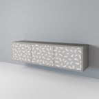 PASSING SECONDS TV-Lowboard mit 3 Türen in Grau