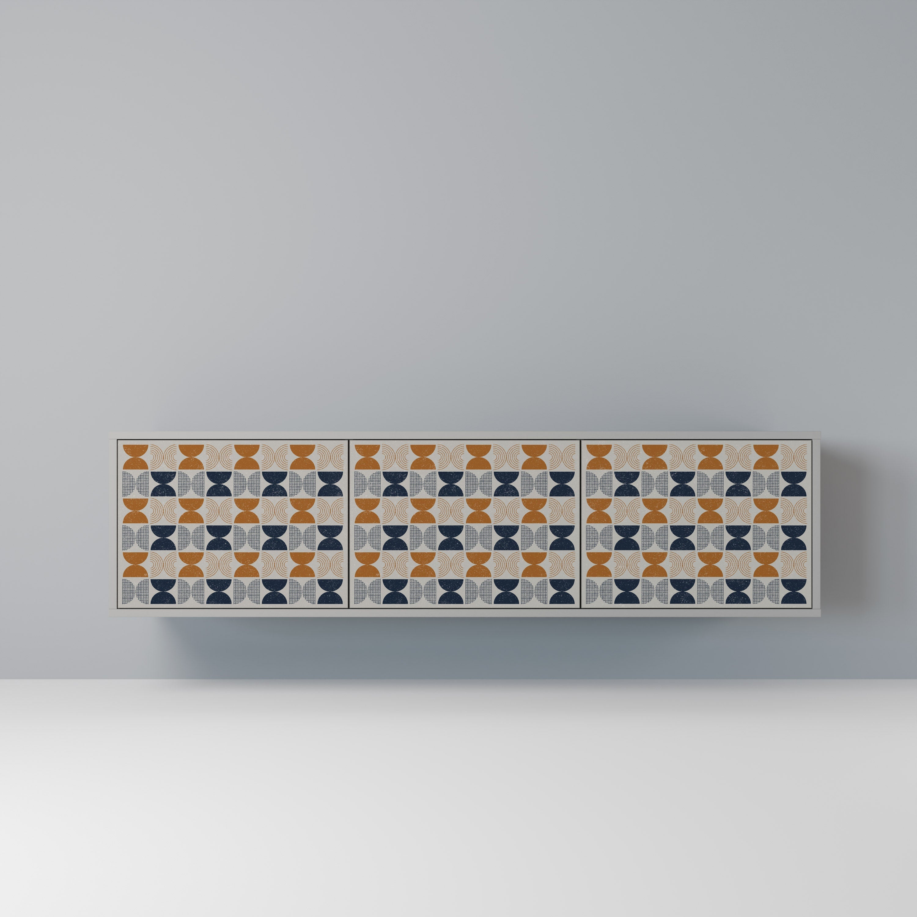 REFLECTION RANGE TV-Lowboard mit 3 Türen in Grau