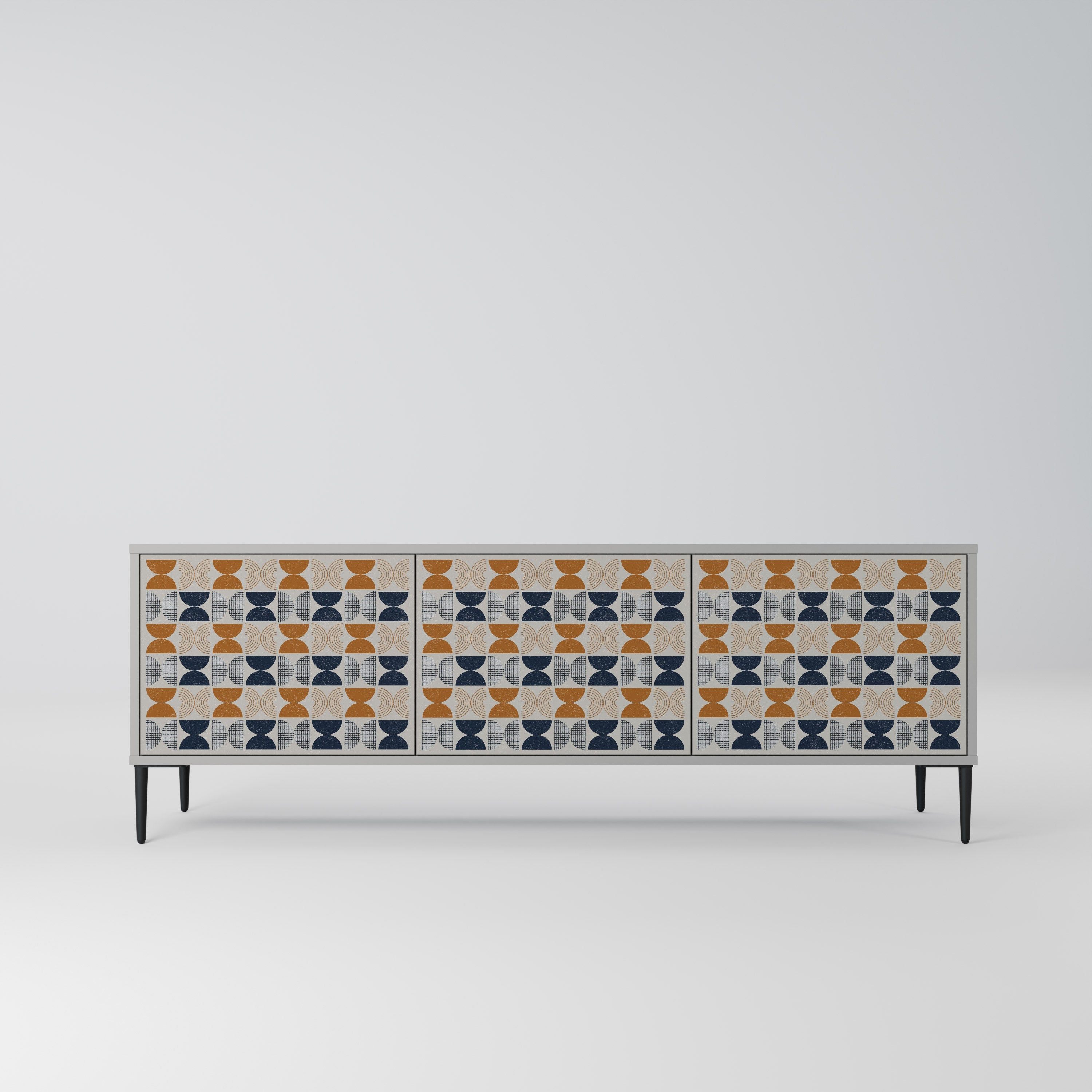 REFLECTION RANGE TV-Lowboard mit 3 Türen in Grau