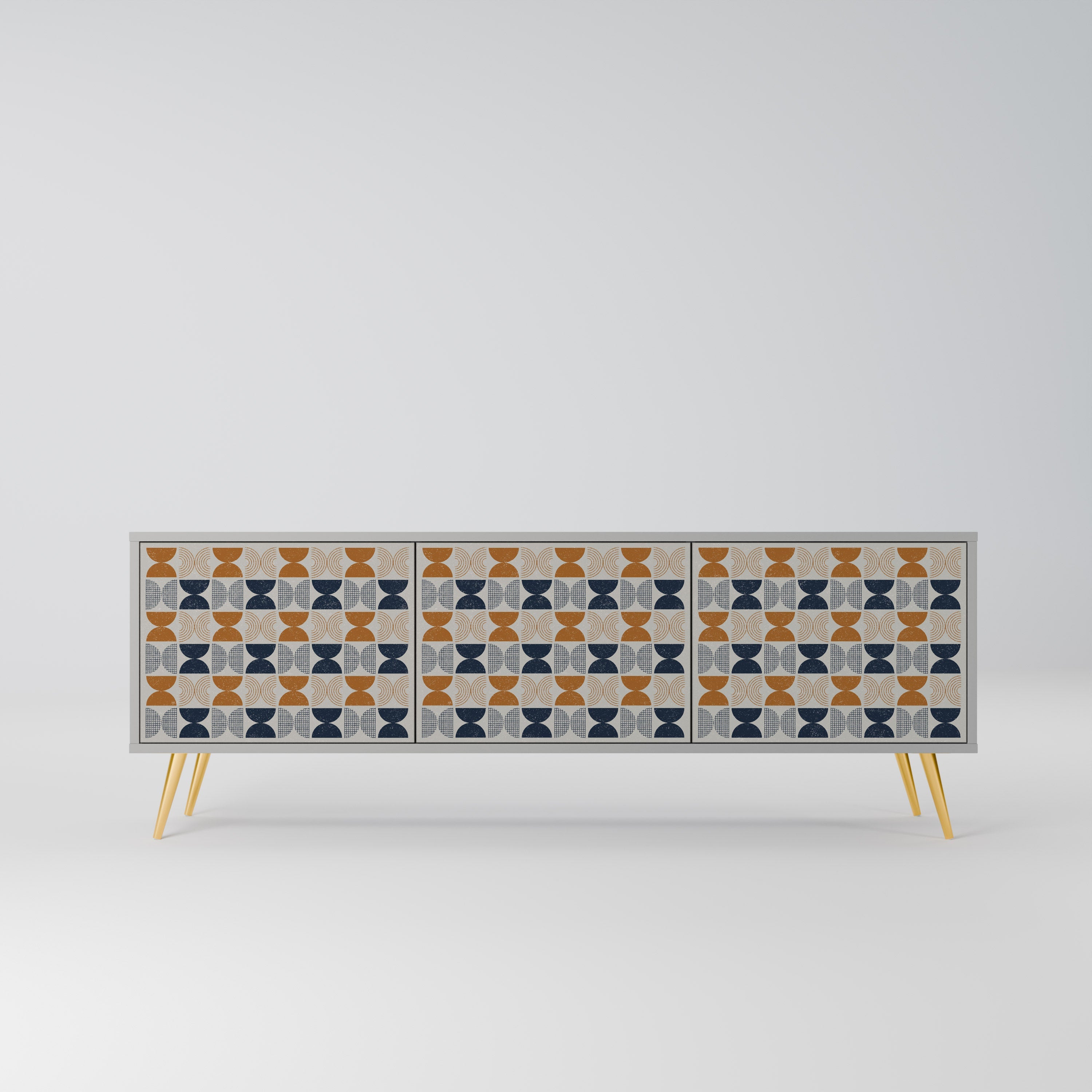 REFLECTION RANGE TV-Lowboard mit 3 Türen in Grau