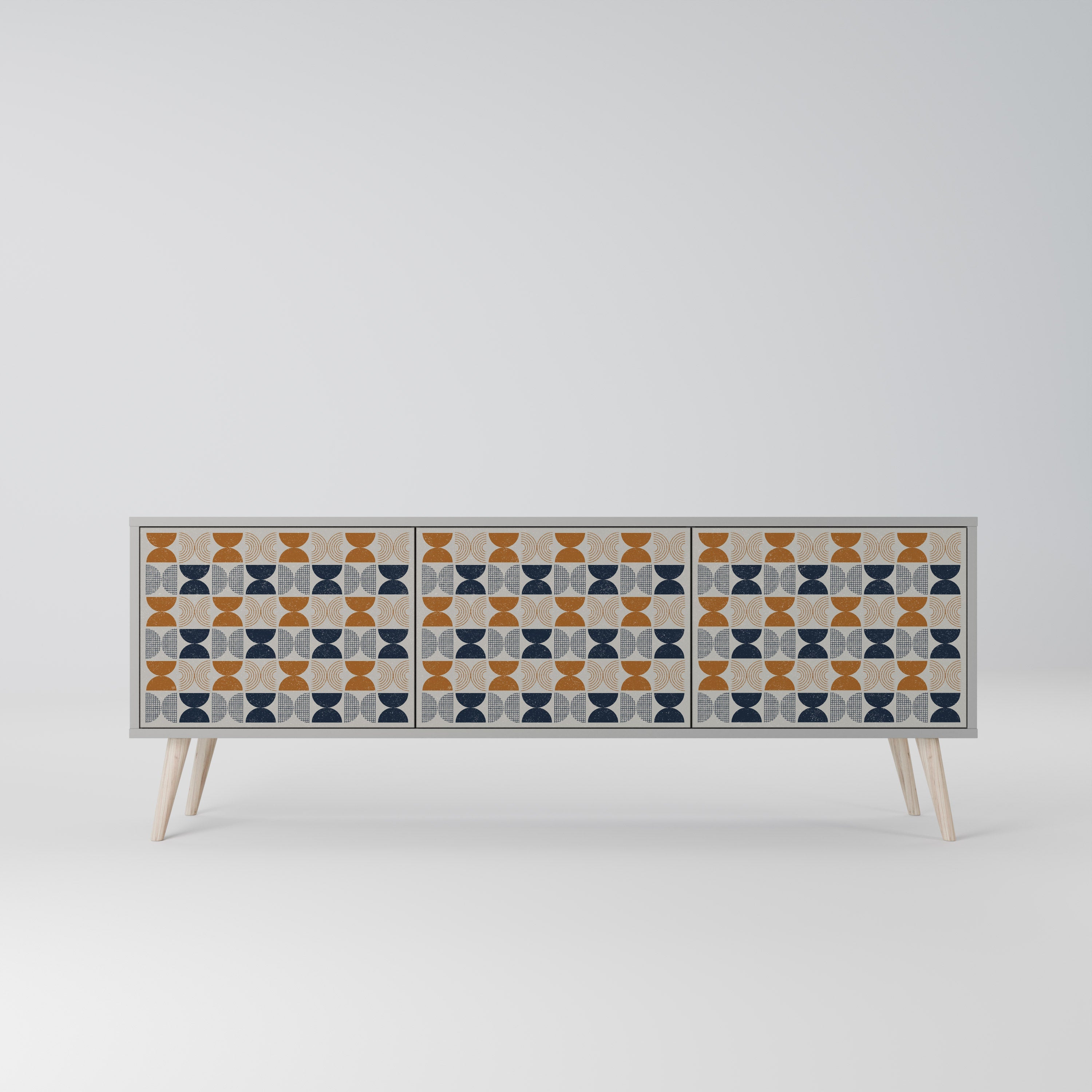 REFLECTION RANGE TV-Lowboard mit 3 Türen in Grau