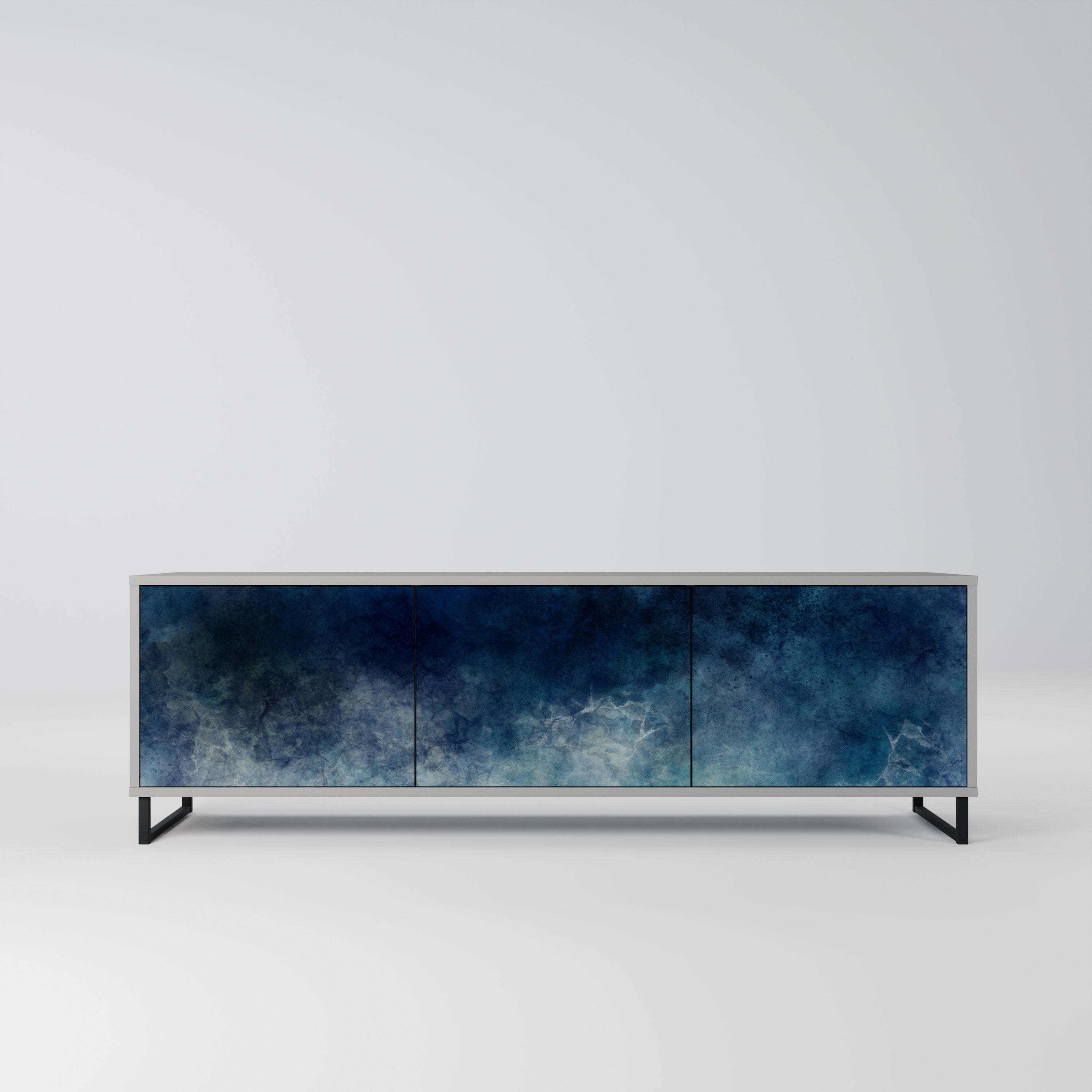 CELESTIAL FALL TV-Lowboard mit 3 Türen in Grau