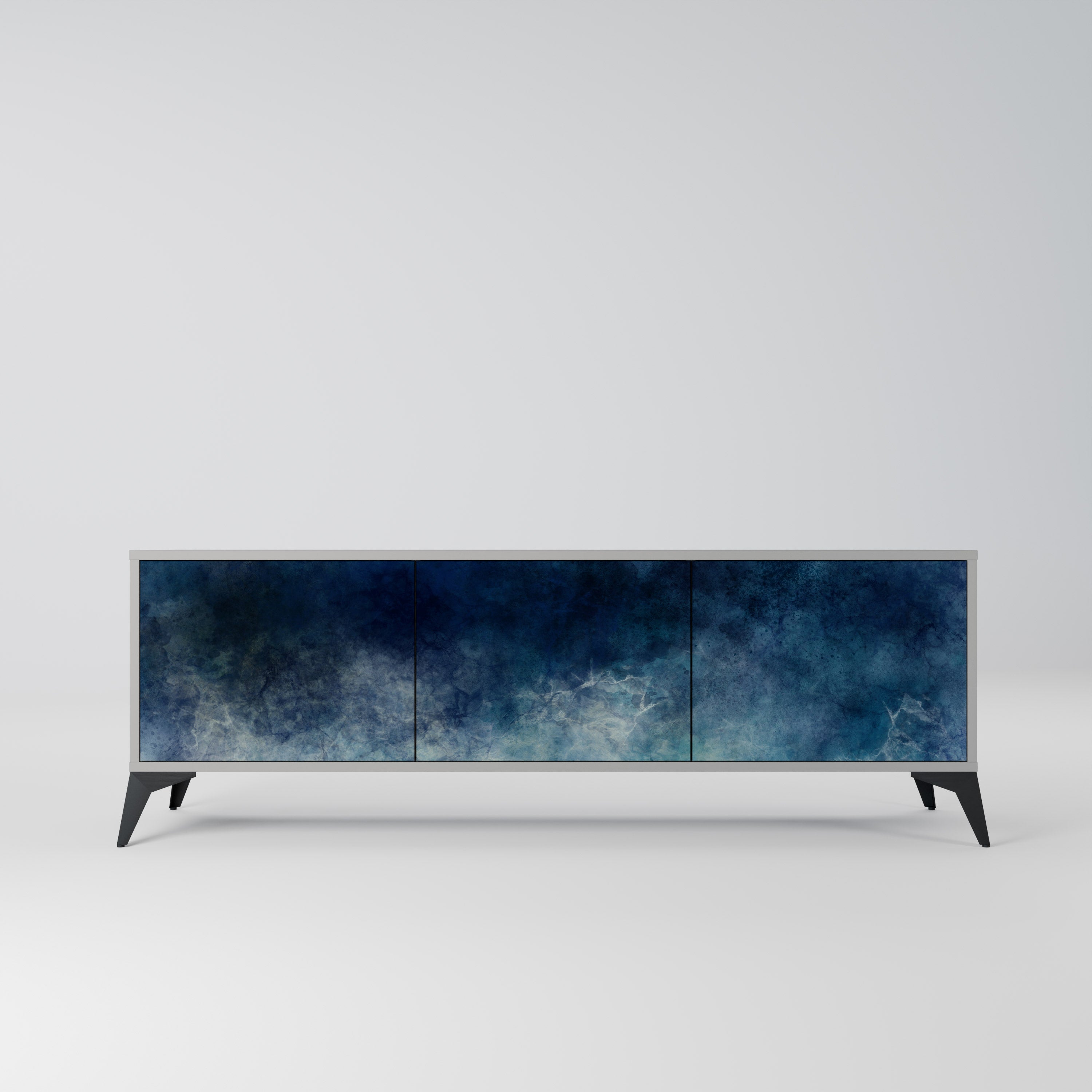 CELESTIAL FALL TV-Lowboard mit 3 Türen in Grau