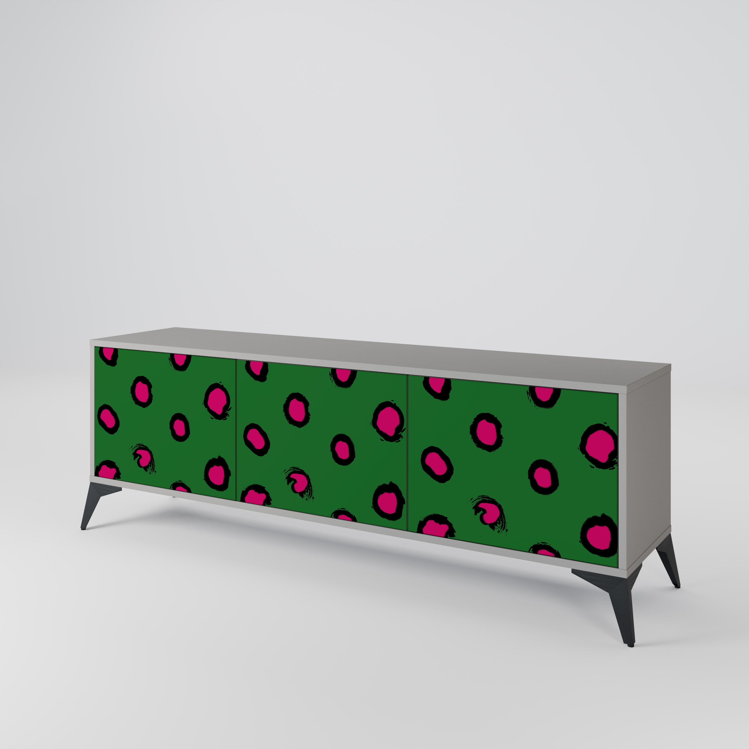 FUNKY SPOTS 3-Door TV Cabinet